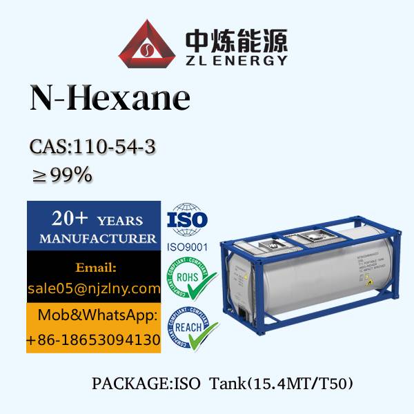 एन-हेक्सेन CAS110‑54‑3 सॉल्वेंट